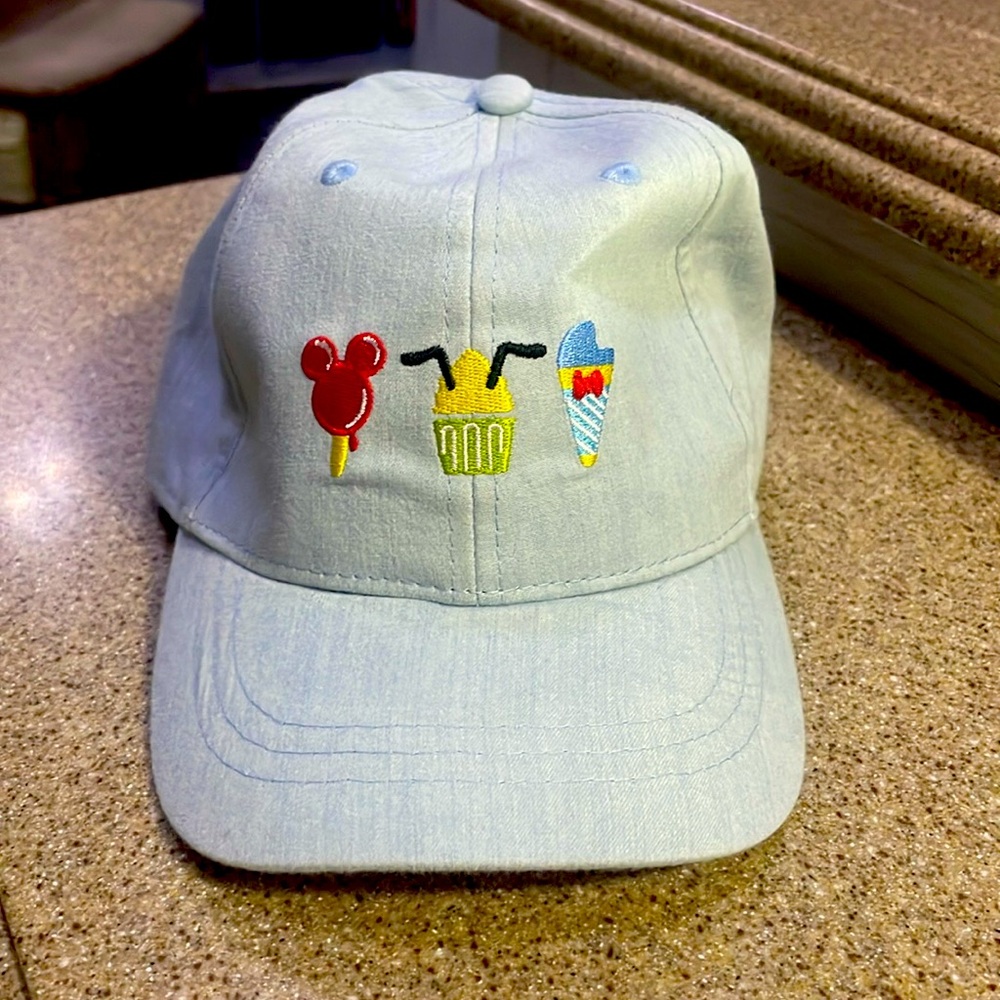 Disney light blue Mickey desserts hat